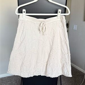 Max Studio Cream A-Line Skirt